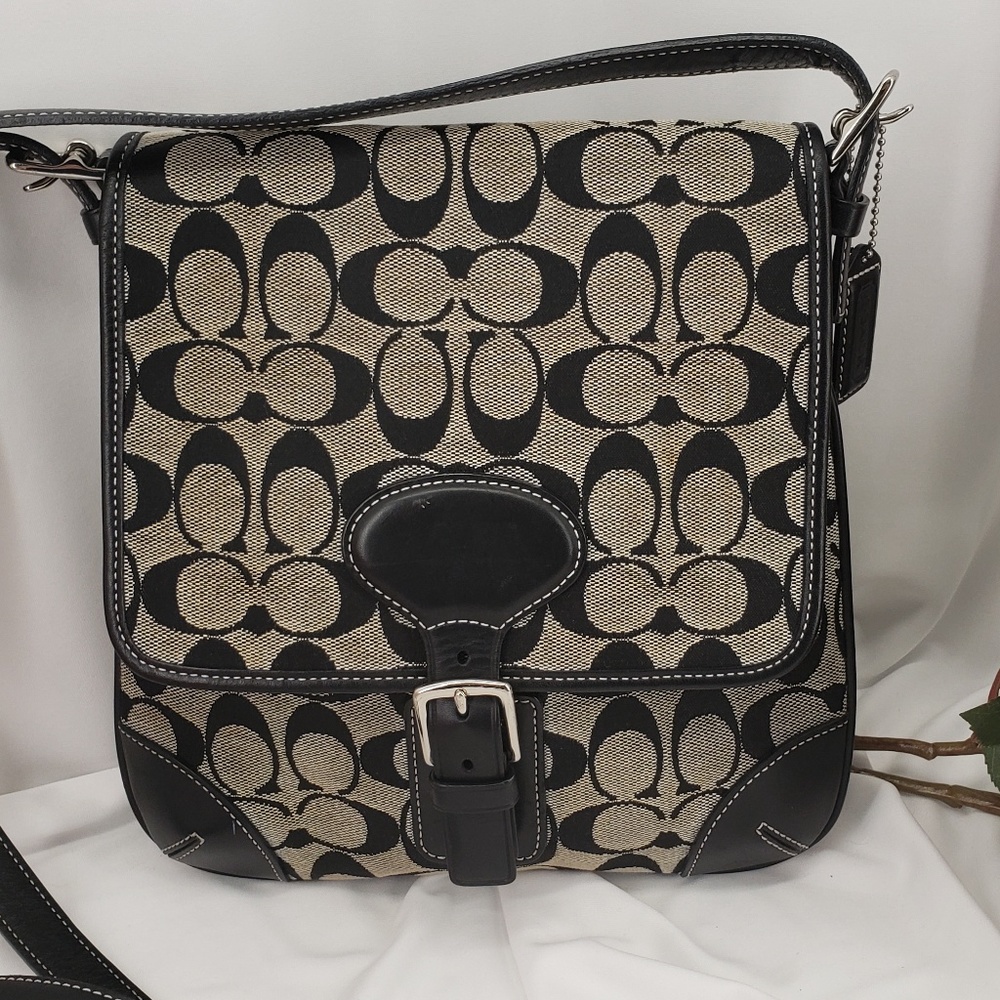 Stylish Black Coach Handbag